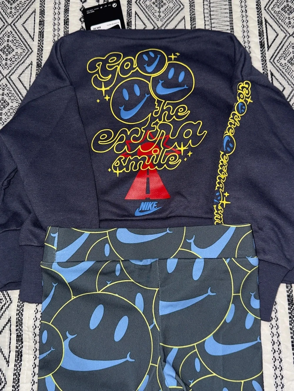 Girls Nike 2 Piece Set Thunder Blue 26J485-U27 Size 2T NWT